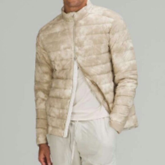 lululemon athletica Beige Tie-Dye Puffer Jacket No Wear Excellent condition - Picture 2 of 10